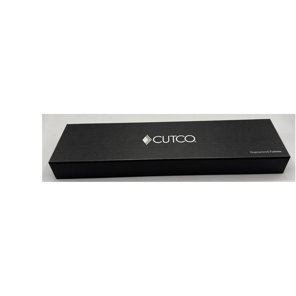 Cutco 1766 KY Santoku Knife Rare Red Handle Engraved New Beginnings with Box